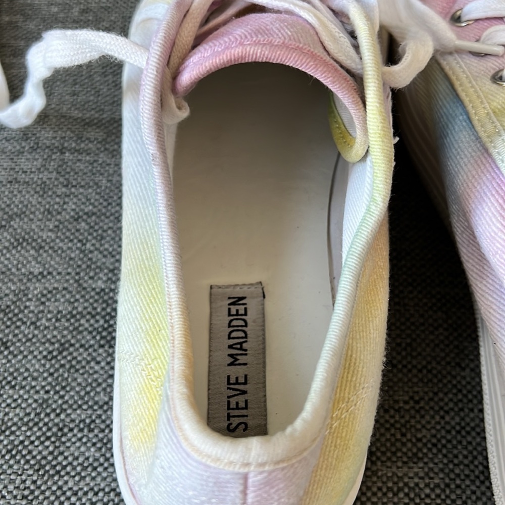 Steve Madden multi colored platform shoes 9.5M - Picture 8 of 12